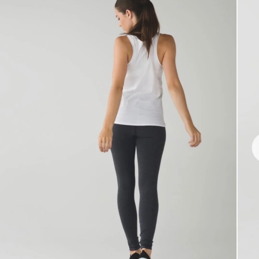 Lululemon Grey High Rise Leggings 4 - Picture 3 of 8